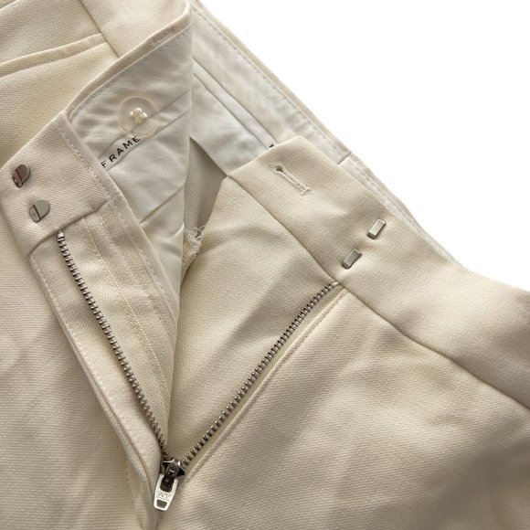 Frame Women Off White Mini Boot Trouser Size 0 New NWOT LWWB0777 - Picture 5 of 9